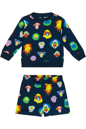 Stella McCartney Baby - Felpa e shorts in cotone