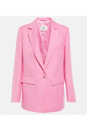 Etro Blazer in seta e in lino