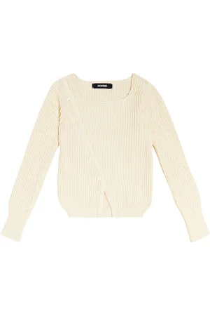 Jacquemus Cardigan La Maille Pau in cotone e lino