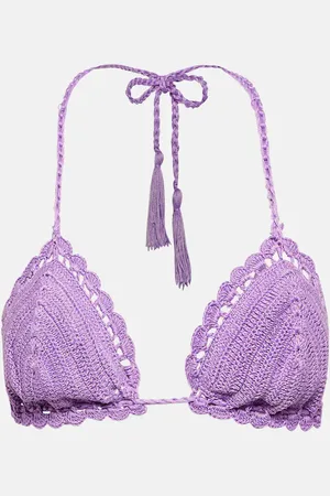 ANNA KOSTUROVA Top bikini in crochet