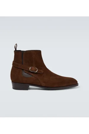 JOHN LOBB Stivaletti Chelsea Mason in suede