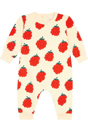 Tiny Cottons Baby - Jumpsuit corta Raspberries in jersey