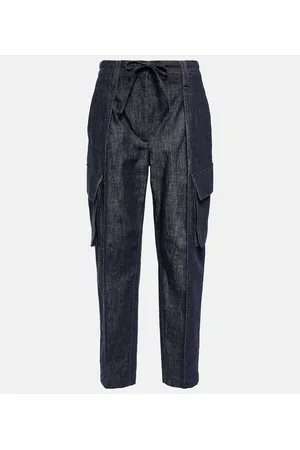 Brunello Cucinelli Jeans tapered a vita media