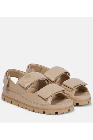Prada Sandali in pelle matelassé