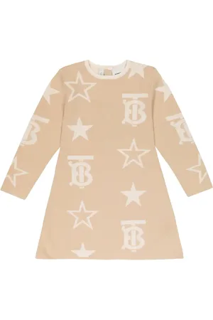 Burberry Abito Sylvie in misto cotone
