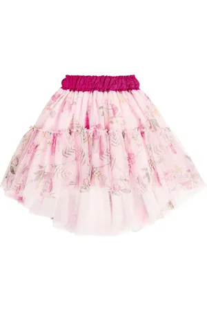 MONNALISA Gonna in tulle con stampa