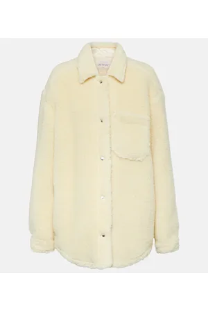 OFF-WHITE Giacca in teddy di misto lana