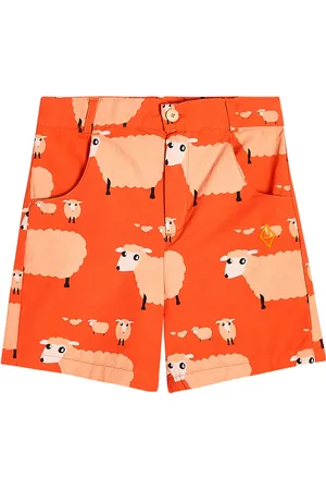 The Animals Observatory Shorts Pig in cotone con stampa