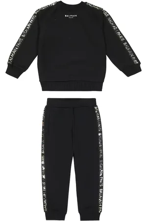 Balmain Felpa e pantaloni sportivi in pile