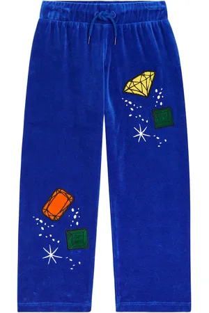Mini Rodini Pantaloni Jewels in velluto