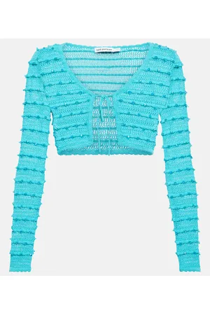 Self-Portrait Cardigan in maglia a righe