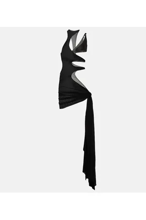 MUGLER Copricostume in crêpe con cut-out