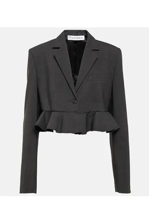 J.W.Anderson Blazer cropped in misto lana