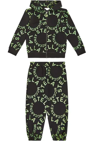 Stella McCartney Felpa e pantaloni sportivi in cotone