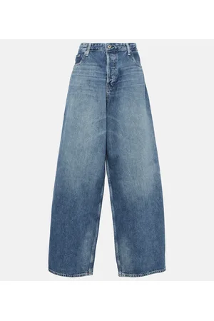 AG Jeans Jeans Mari a gamba larga e vita alta
