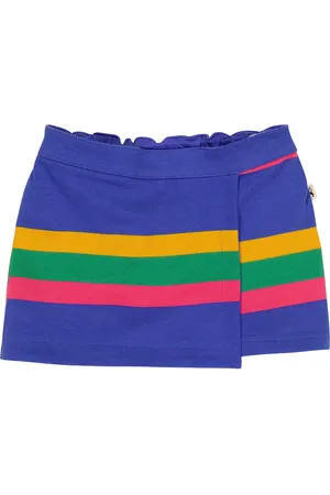 Mini Rodini Skort in cotone a righe