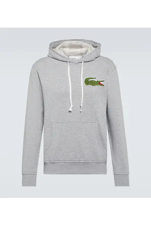 Comme des Garçons Comme des Garçons Shirt x Lacoste - Felpa in cotone con cappuccio