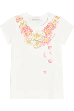 MONNALISA T-shirt in jersey di cotone con stampa
