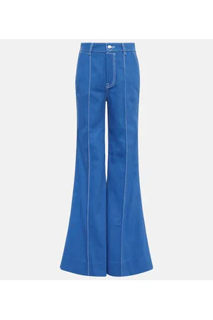ZIMMERMANN Jeans flared High Tide a vita alta
