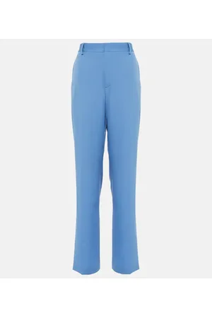 DRIES VAN NOTEN Pantaloni in gabardine di lana