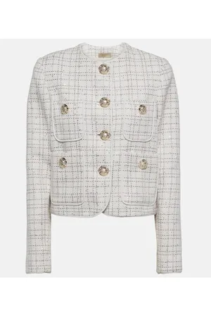 Elie saab Giacca in tweed di misto seta