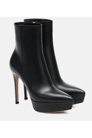 Gianvito Rossi Stivaletti Dasha 120 in pelle con platform