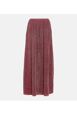 Oseree Oséree Pantaloni Lumière a gamba larga
