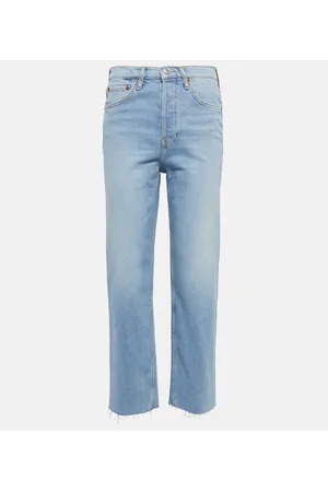 RE/DONE Jeans regular 70s Stove Pipe a vita alta