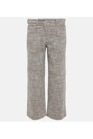 Max Mara Pantaloni cropped Lira in misto cotone