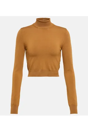 Max Mara Pullover cropped Balbo in misto lana