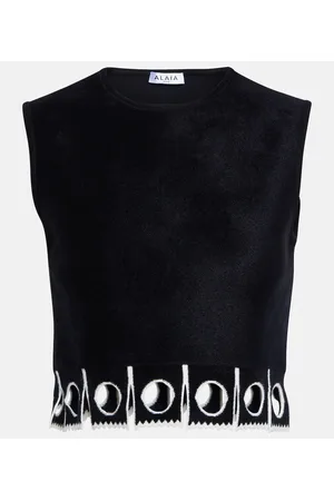 Alaïa Alaïa Top cropped senza maniche