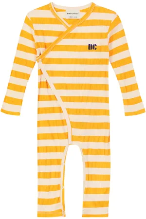 Bobo Choses Baby - Tutina in jersey a coste a righe