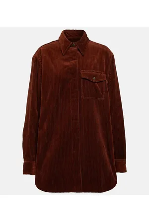 DRIES VAN NOTEN Camicia in velluto a coste