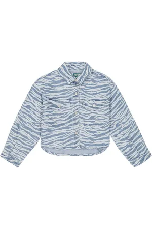 Kenzo Camicia di jeans con stampa