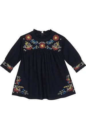 Chloé Chloé Kids Baby - Abito in cotone con ricamo