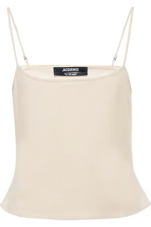 Jacquemus Top Tangelo in misto lana