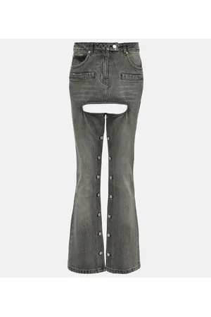 Courrèges Courrèges Jeans flared con cut-out