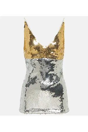 Victoria Beckham Top con paillettes