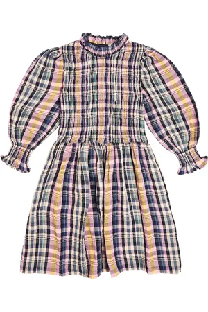 The New Society Abito Ricarda in cotone a quadri