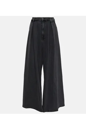 GIUSEPPE DI MORABITO Jeans oversize con pieghe a gamba larga