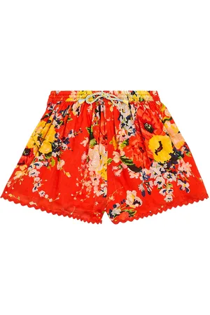 ZIMMERMANN Shorts Alight in cotone con stampa