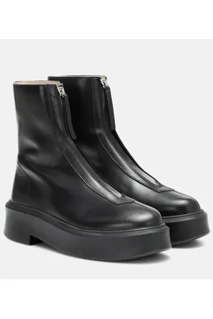 The Row Stivaletti Zipped 1 in pelle