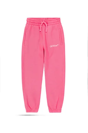 OFF-WHITE Pantaloni sportivi in jersey di cotone
