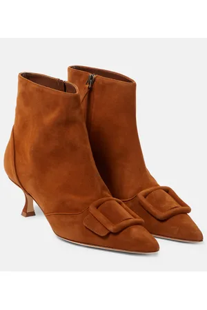 Manolo Blahnik Stivaletti Baylow in suede