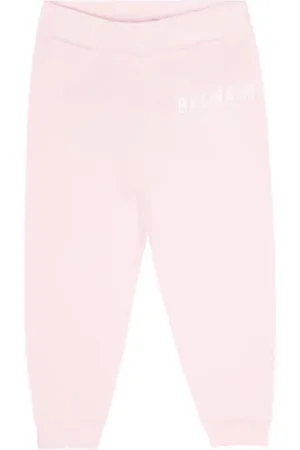 Balmain Baby - Pantaloni sportivi in cotone con logo