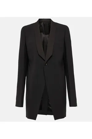 Rick Owens Blazer Walrus Tux in lana vergine