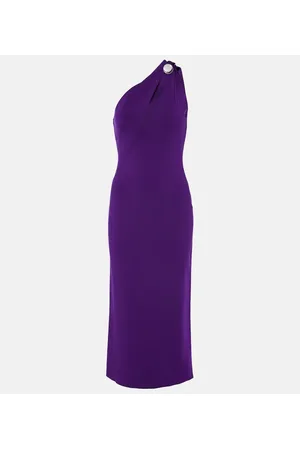 GALVAN Abito midi Skye con cristalli