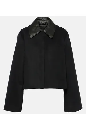 Proenza Schouler Giacca cropped in misto lana e cashmere