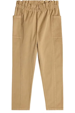 BONPOINT Pantaloni Tiche in twill di cotone