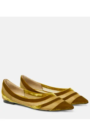 Jimmy Choo Ballerine Love con velluto